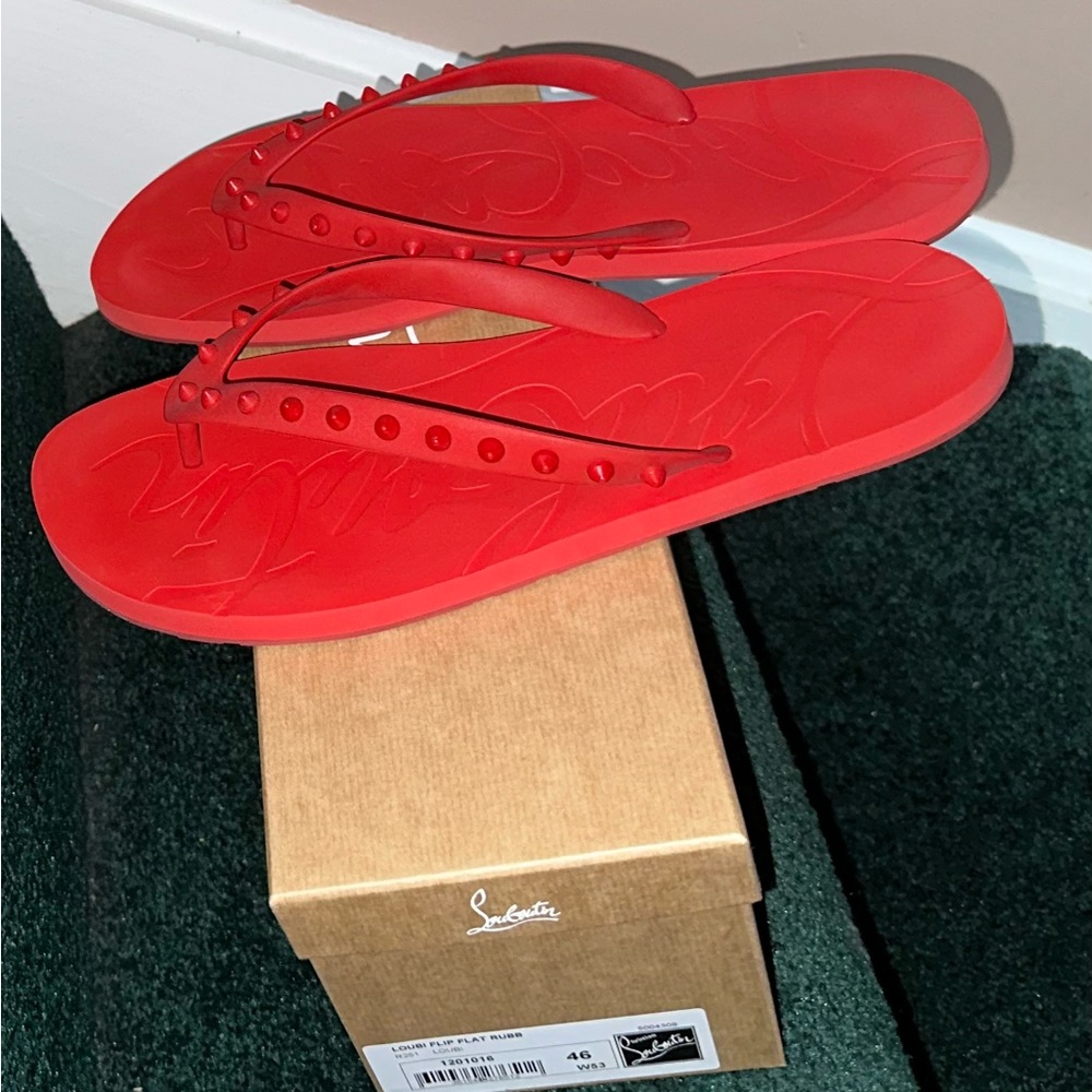Christian Louboutin Flip Flops men’s size 13